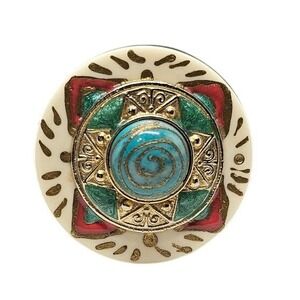 Vintage gold tone brooch